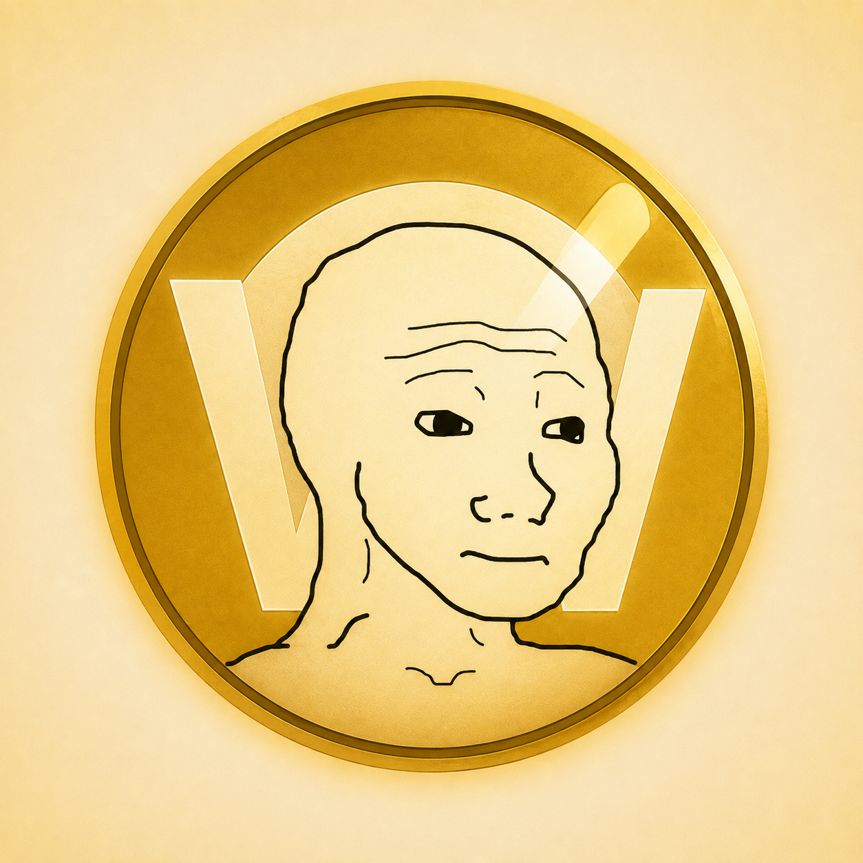 Archive portrait of the wojaKcoin character